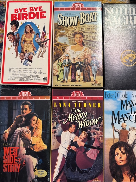 Other - 35 classic VHS movies - see photos for titles musicals drama concerts comedies